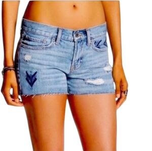 Lucky Brand The Cutoff Distressed Demim Jean Shorts Women's Size 10